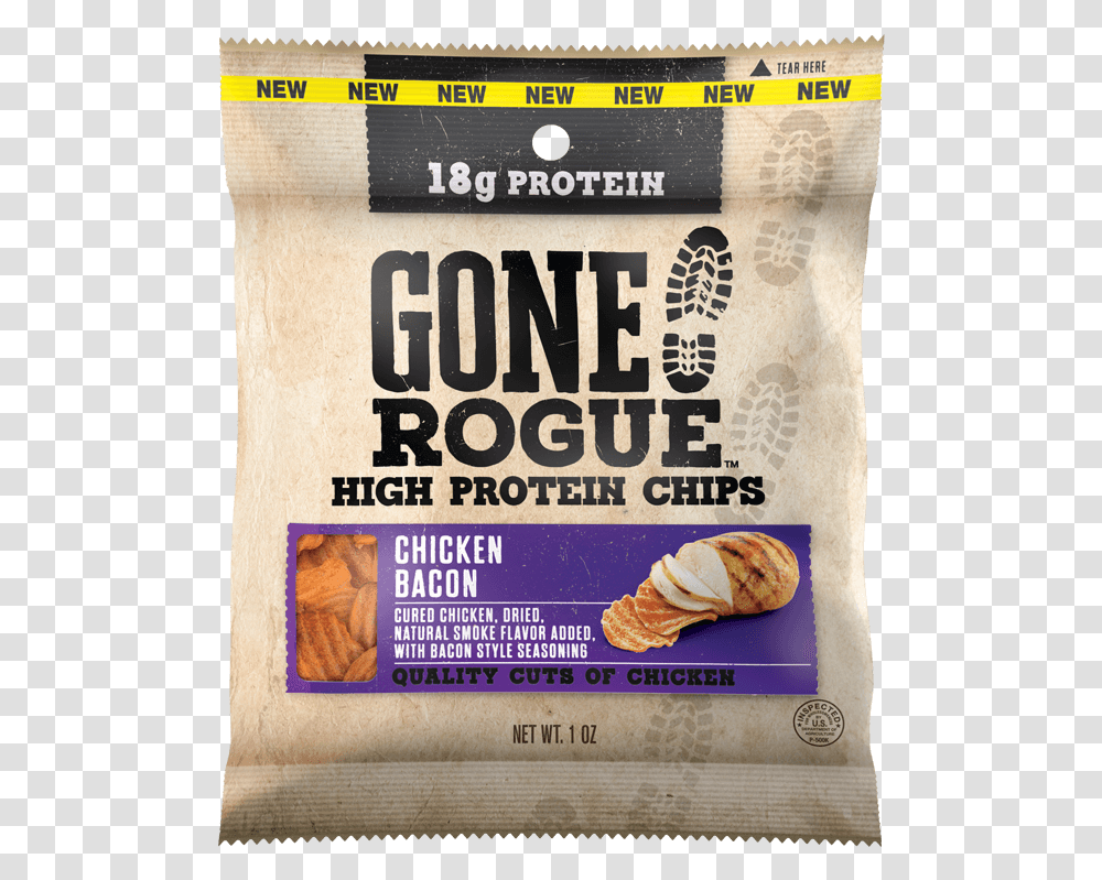 Gone Rogue High Protein Chips, Food, Poster, Advertisement, Flour Transparent Png
