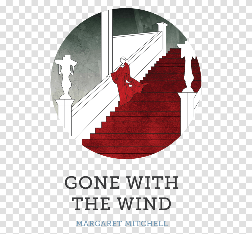 Gone With The Wind Stairs, Poster, Advertisement, Staircase, Premiere Transparent Png