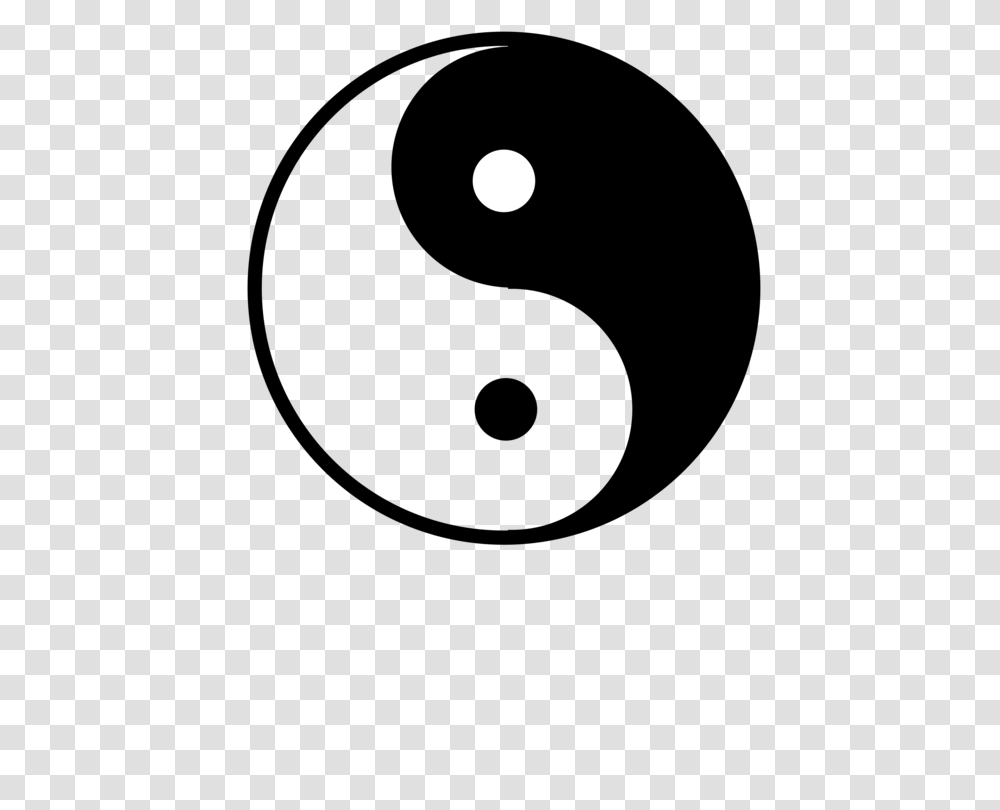 Good And Evil Yin And Yang Drawing, Nature, Outdoors, Moon, Outer Space Transparent Png