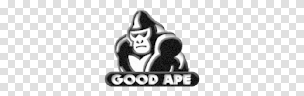 Good Ape Roblox Wikia Fandom Gorilla Silhouette, Text, Symbol, Person, Human Transparent Png