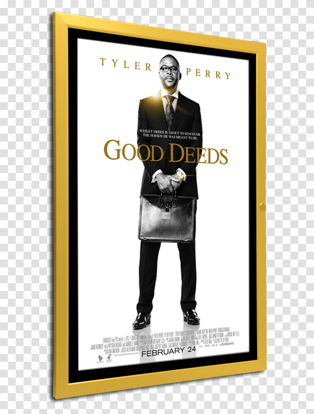 Good Deeds Movie Poster, Person, Costume, Tie Transparent Png