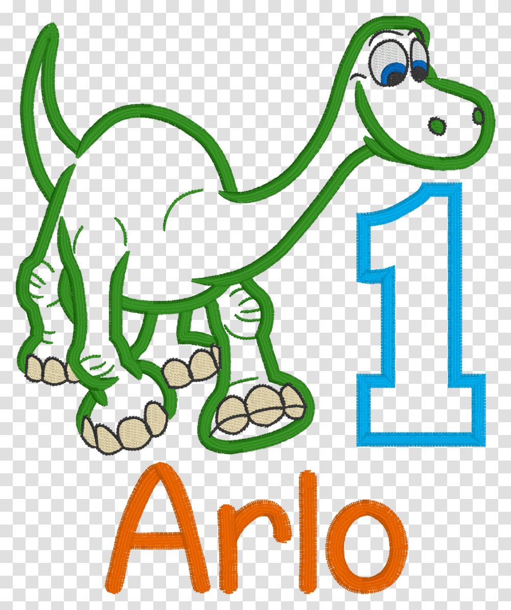 Good Dinosaur Embroidery Design, Number, Alphabet Transparent Png