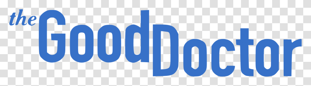 Good Doctor Logo, Word, Number Transparent Png