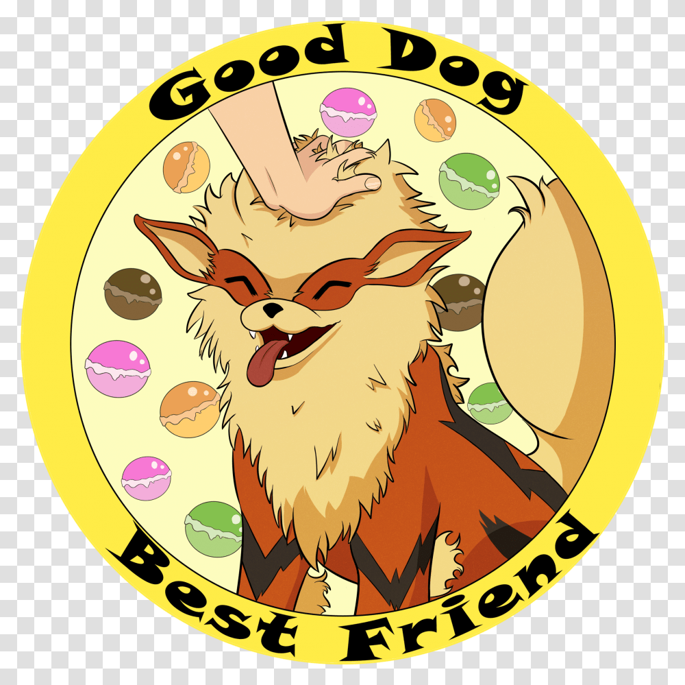Good Dog Best Friend Arcanine Arcanine, Logo, Trademark, Emblem Transparent Png