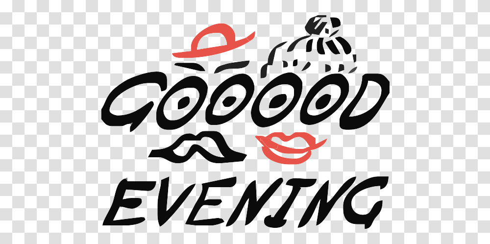 Good Evening Logo Evening, Text, Alphabet, Word, Label Transparent Png