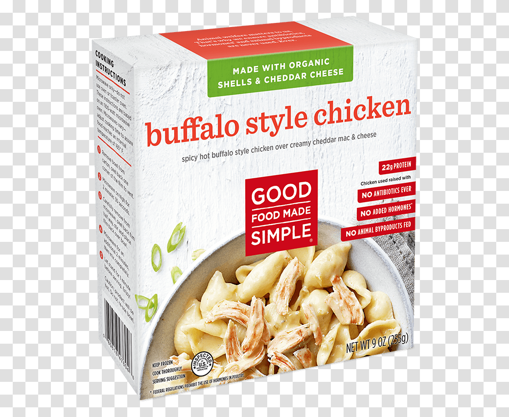 Good Food Made Simple Buffalo Style Chicken, Advertisement, Poster, Plant, Cracker Transparent Png