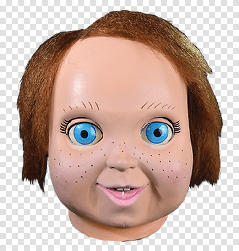 Good Guy Doll Chucky Halloween Chucky Good Guy Mask, Toy, Head, Person, Human Transparent Png