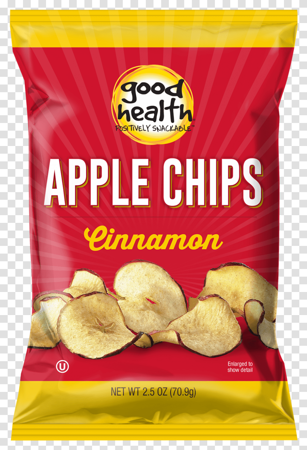 Good Health Apple Chips Cinnamon Good Health Cinnamon Apple Chips, Plant, Food, Snack, Sweets Transparent Png