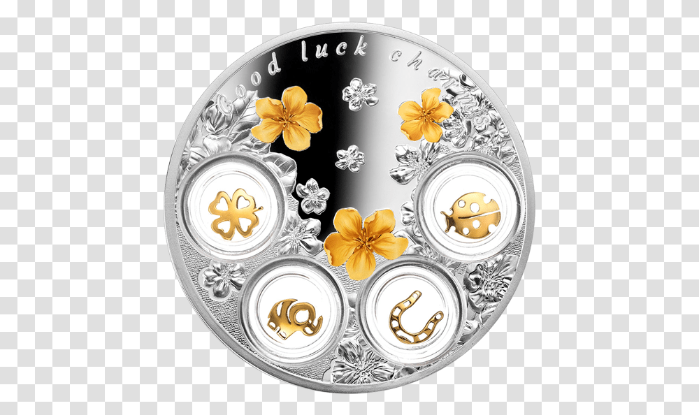 Good Luck Charms Coin, Meal, Food, Pottery, Dish Transparent Png