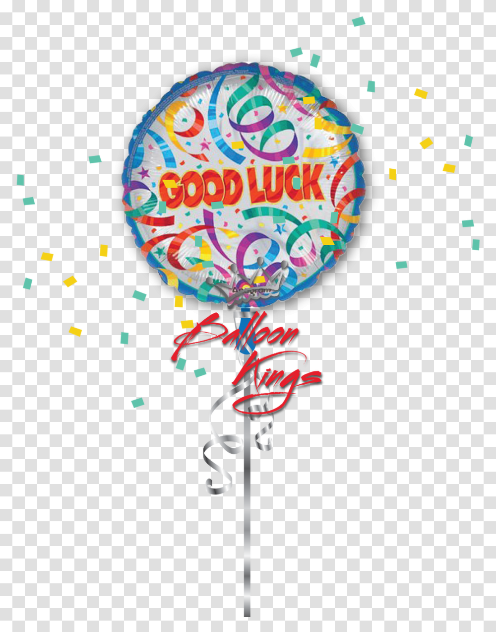 Good Luck Confetti Balloon, Paper, Poster, Advertisement Transparent Png