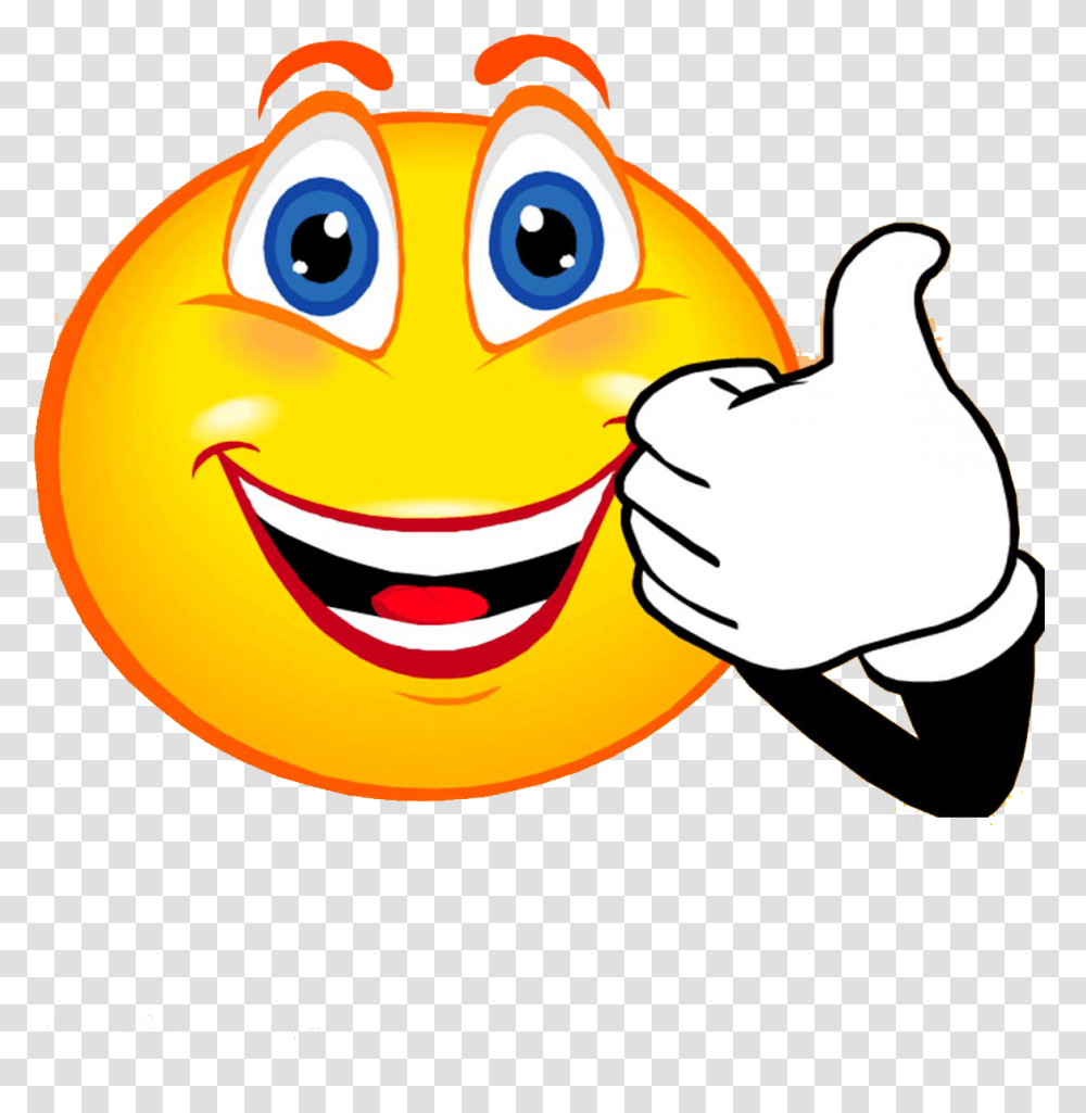 Good Luck Smiley Face With Thumbs Up, Outdoors, Animal, Fish Transparent Png
