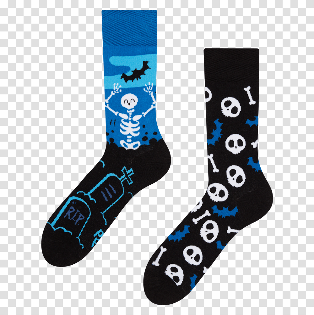 Good Mood Socks Skeletons Sock, Clothing, Apparel, Shoe, Footwear Transparent Png