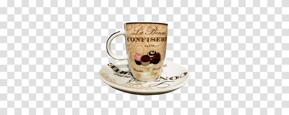 Good Morning Drink, Coffee Cup, Saucer, Pottery Transparent Png