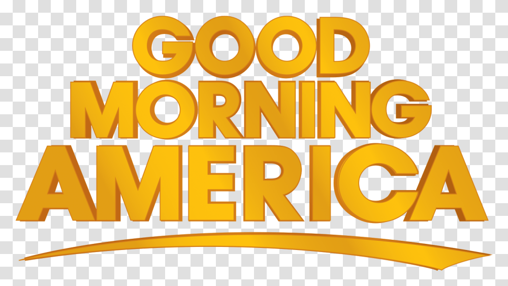 Good Morning America Logo Good Morning Snapchat Filter, Alphabet, Word, Number Transparent Png