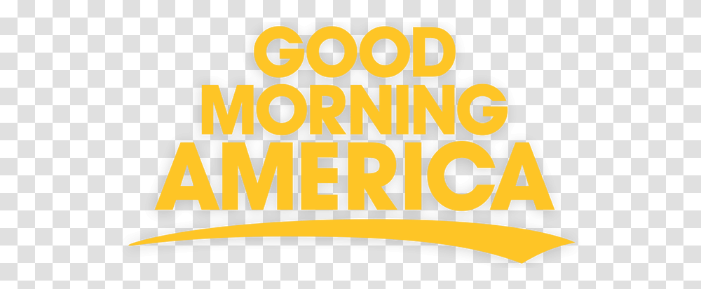 Good Morning America Logo, Label, Alphabet, Number Transparent Png