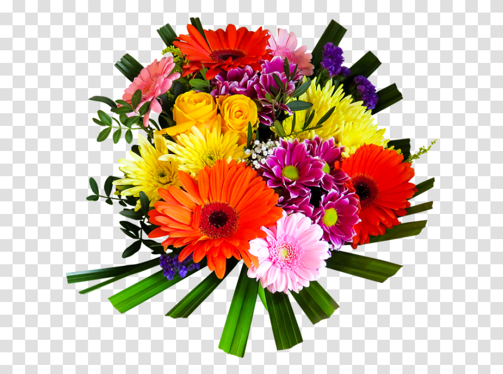Good Morning Friends Happy Sunday, Plant, Flower, Blossom, Flower Bouquet Transparent Png