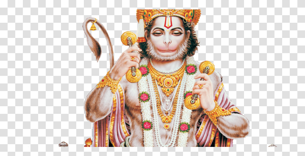 Good Morning God Images In Hindi Hd Download Lord Hanuman, Person, Crowd, Face Transparent Png
