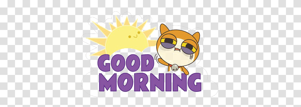 Good Morning Image Cartoon, Graphics, Text, Doodle, Drawing Transparent Png