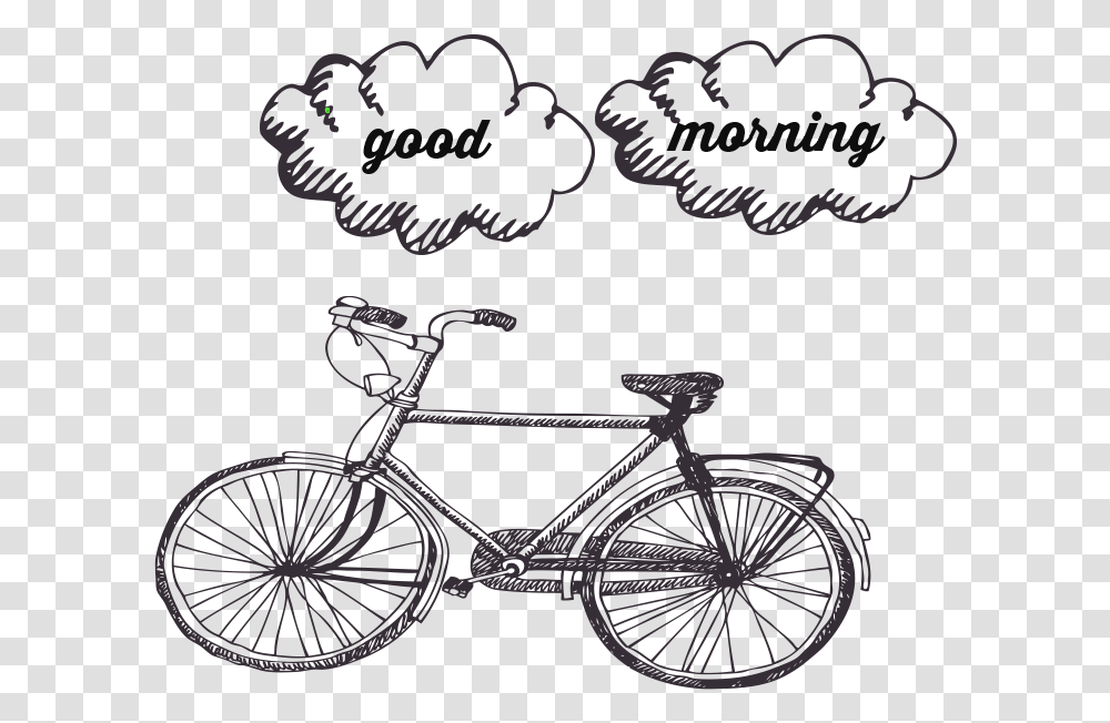 Good Morning Image Good Morning Road Biker, Bicycle, Vehicle, Transportation, Wheel Transparent Png