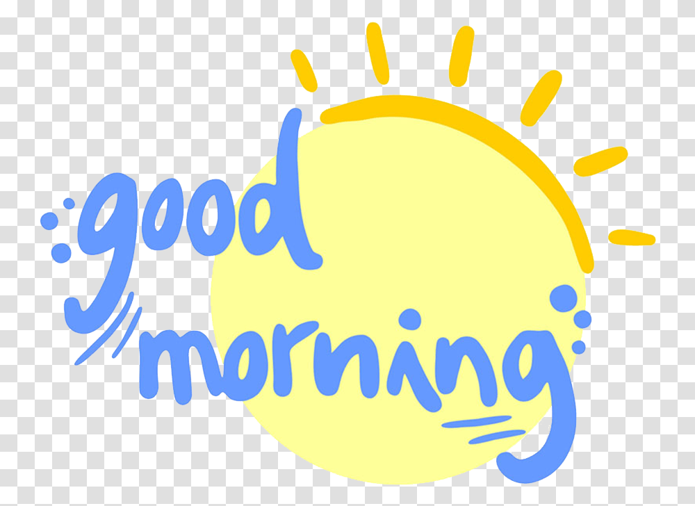 Good Morning, Label, Food, Sweets Transparent Png