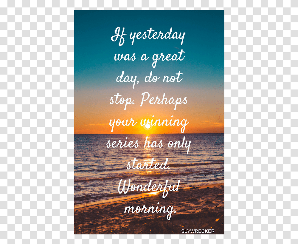 Good Morning Quotes Calligraphy, Nature, Outdoors, Sea, Water Transparent Png