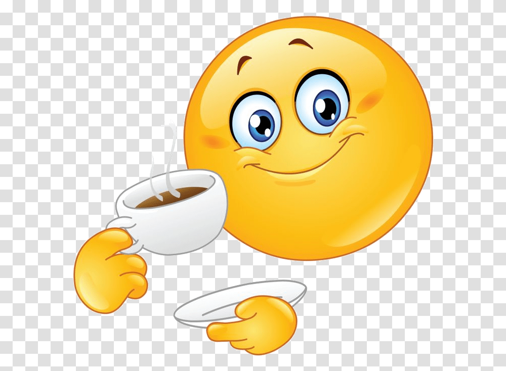 Good Morning Send Along This Smiley To Wish Someone Clip Art Morning Tea, Beverage, Drink, Porcelain, Pottery Transparent Png