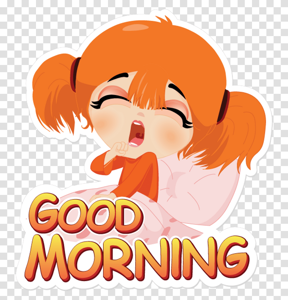 Good Morning Sticker For Good Morning, Eating, Food, Poster, Advertisement Transparent Png
