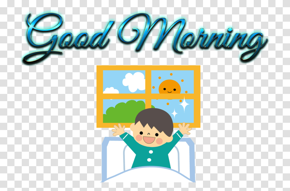 Good Morning Stickers For Kids Good Morning Stickers Whatsapp, Interior Design, Crowd, Face Transparent Png