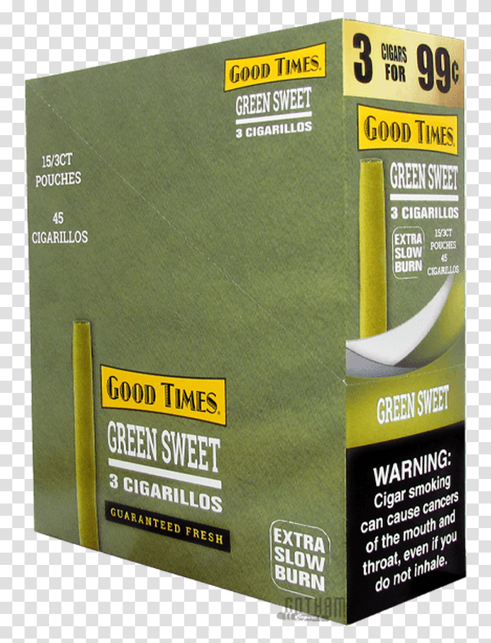 Good Times Cigarillos Green Sweet Box Paper, Plant, Vase, Jar, Pottery Transparent Png