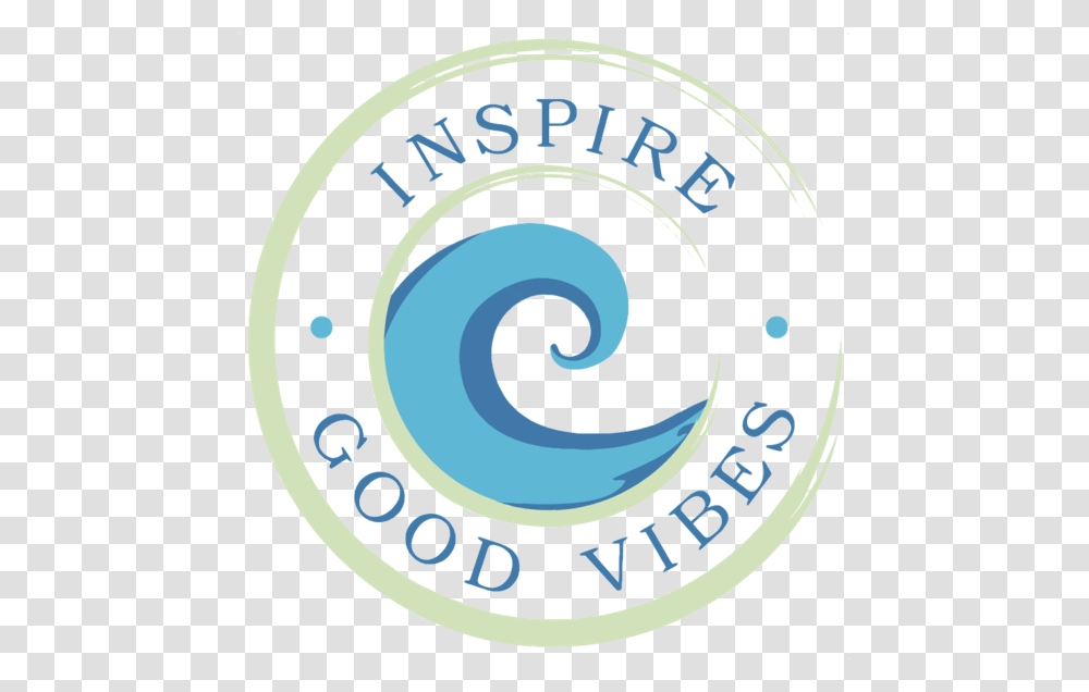 Good Vibes Connect With Positive, Logo, Trademark, Spiral Transparent Png