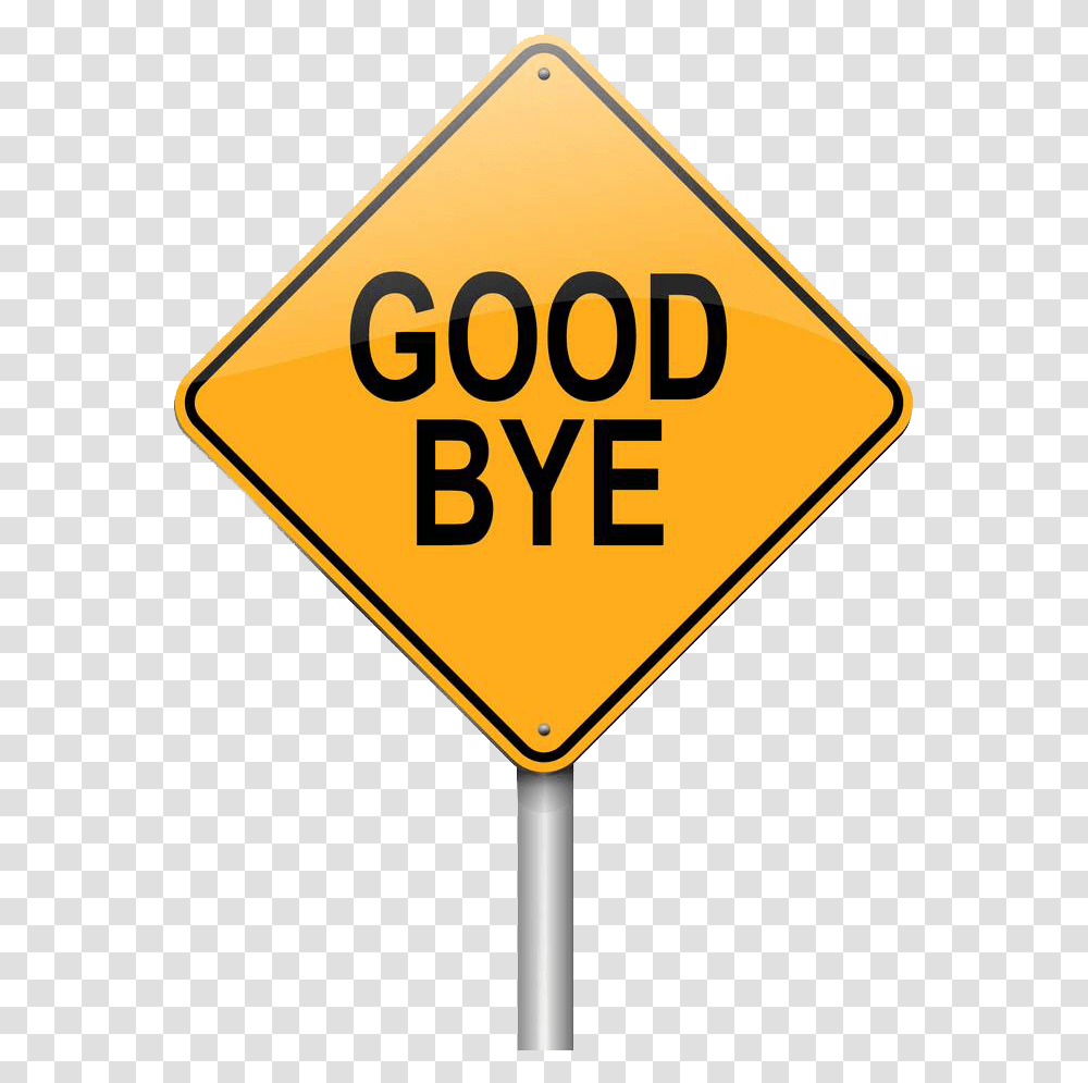 Goodbye Image, Road Sign, Stopsign Transparent Png
