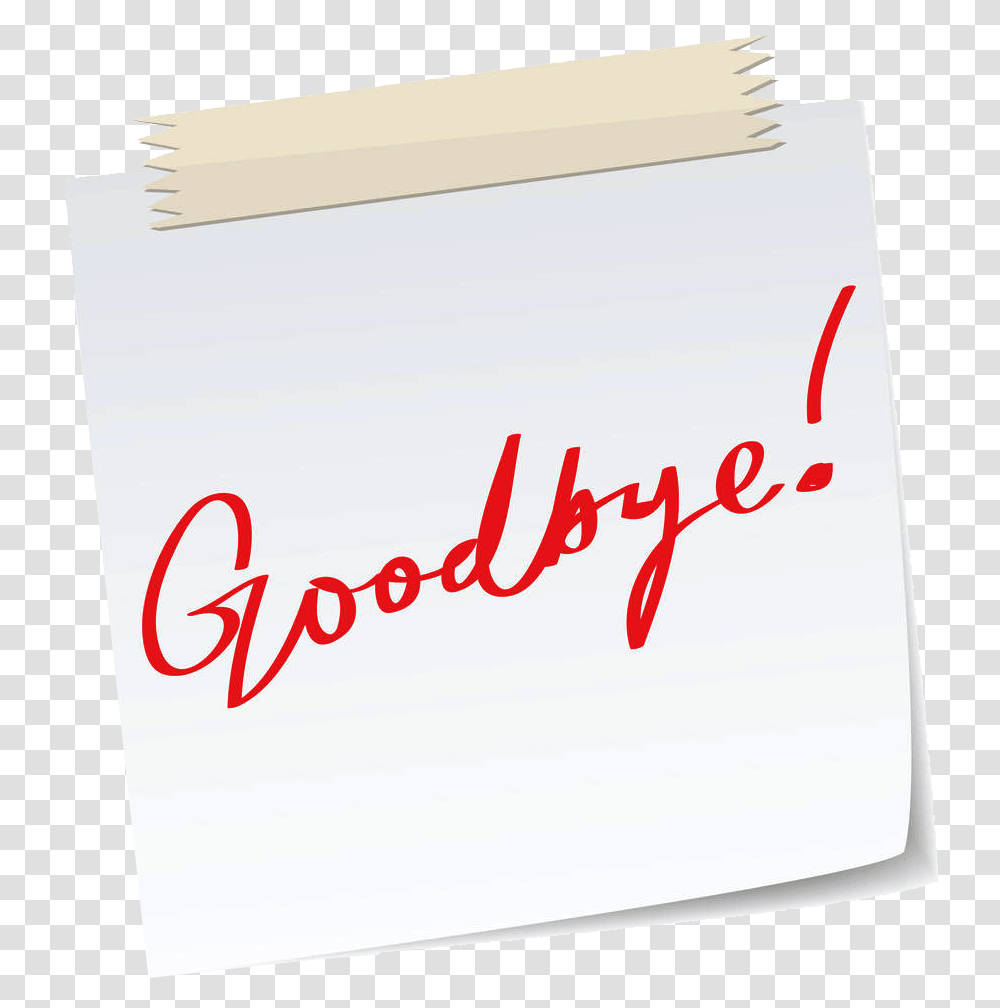 Goodbye Picture, Word, White Board, File Binder Transparent Png