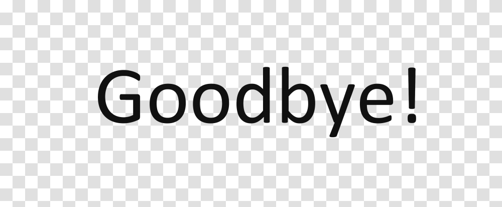 Goodbye, Label, Word Transparent Png