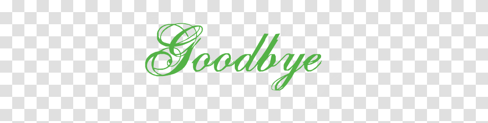 Goodbye, Word, Alphabet, Logo Transparent Png