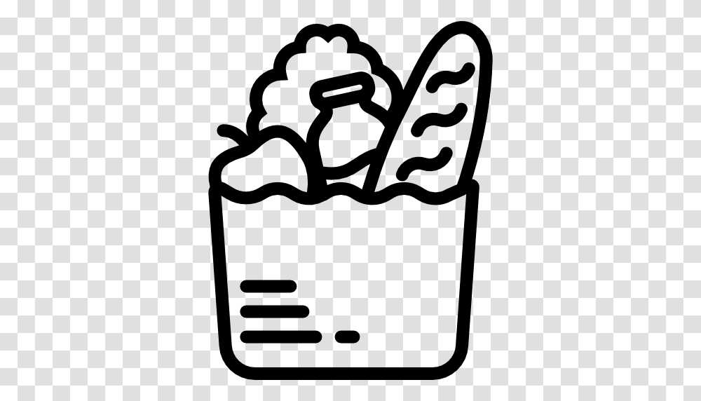 Goods Grocery Food Groceries Shopping Store Supermarket Icon, Gray, World Of Warcraft Transparent Png