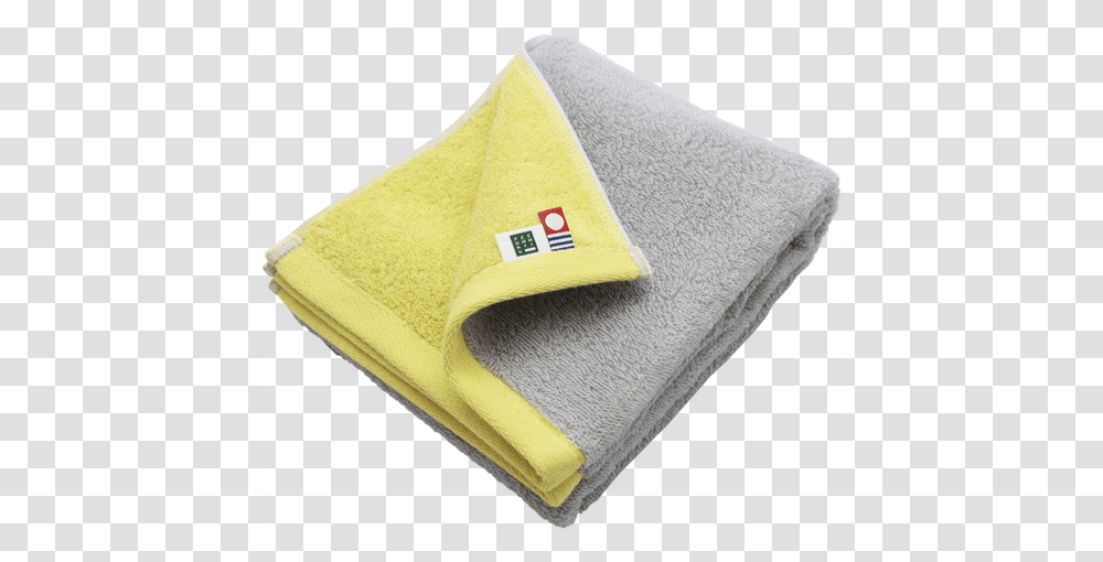 Goodsania Imabari Towel Face Towel Anytime Reversible Greyyellow, Bath Towel, Rug, Box Transparent Png