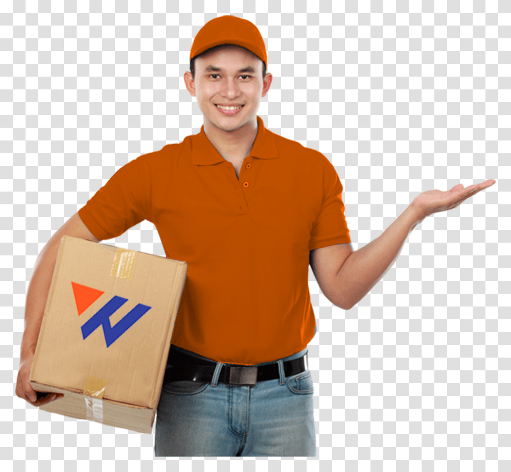 Goodwill Cargo Qatar, Package Delivery, Person, Carton, Box Transparent Png
