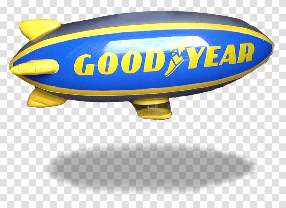 Goodyear Blimp Balloon, Airship, Aircraft, Vehicle, Transportation Transparent Png