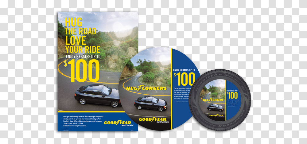Goodyear Retail Promotions And Point Of Sale Materials Tire Point Of Sale, Car, Vehicle, Transportation, Wheel Transparent Png