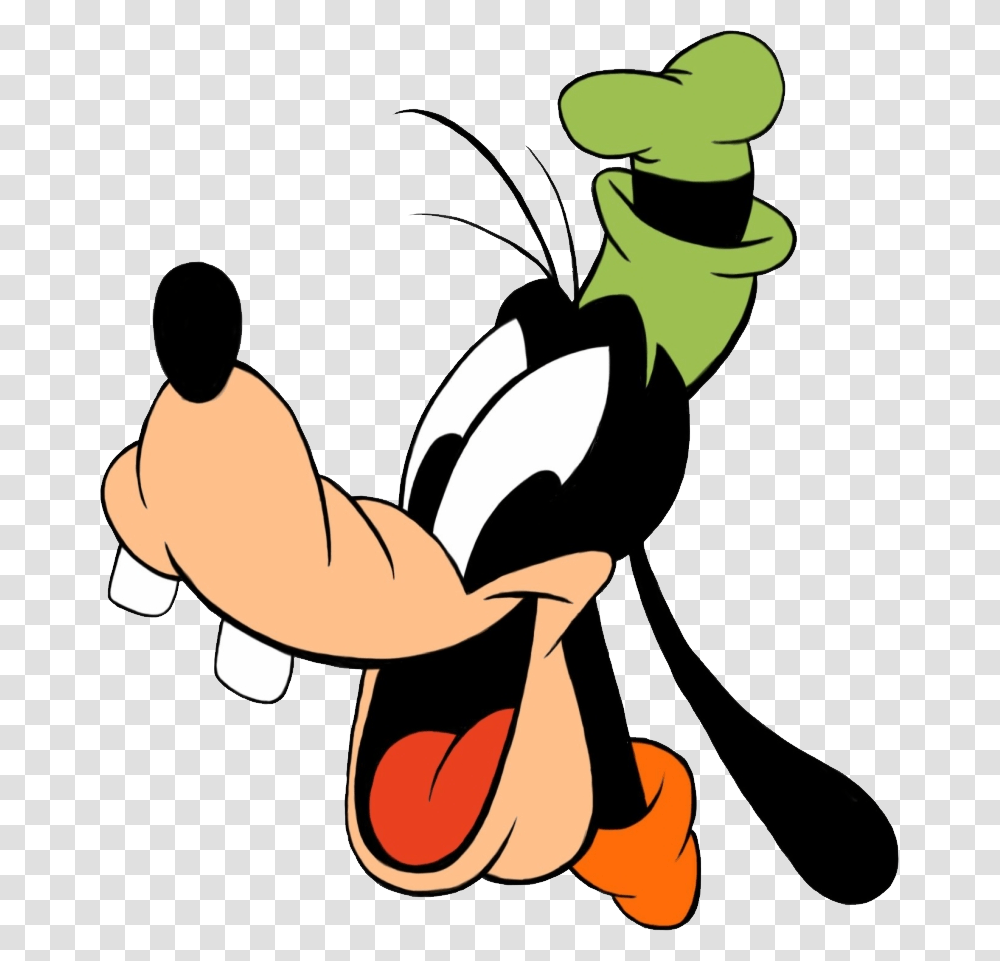 Goofy, Character, Plant, Animal, Stencil Transparent Png