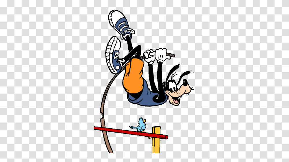Goofy Clip Art Disney Clip Art Galore, Sport, Sports, Pole Vault, Acrobatic Transparent Png