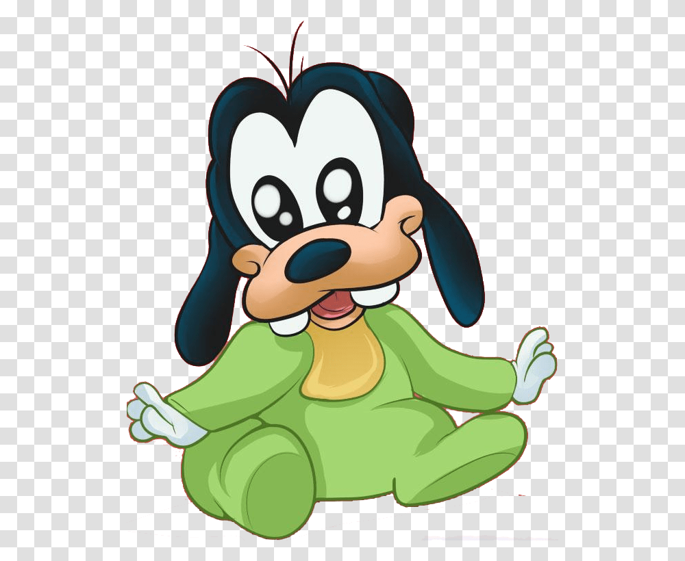 Goofy Clipart Baby Goofy Mickey Mouse, Elf, Toad, Amphibian, Wildlife Transparent Png