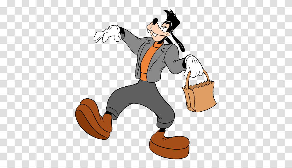 Goofy Dressed Up For Halloween Goofy Halloween Clipart, Person, Human, Bag, Sport Transparent Png