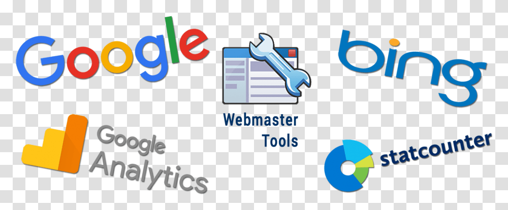 Google Bing Statcounter Webmaster Tools Graphic Design, Alphabet, Electronics, Hook Transparent Png