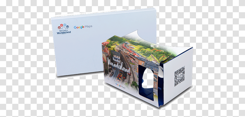 Google Cardboard Location Promotion With Google Street Carton, Box, Poster, Advertisement, Flyer Transparent Png