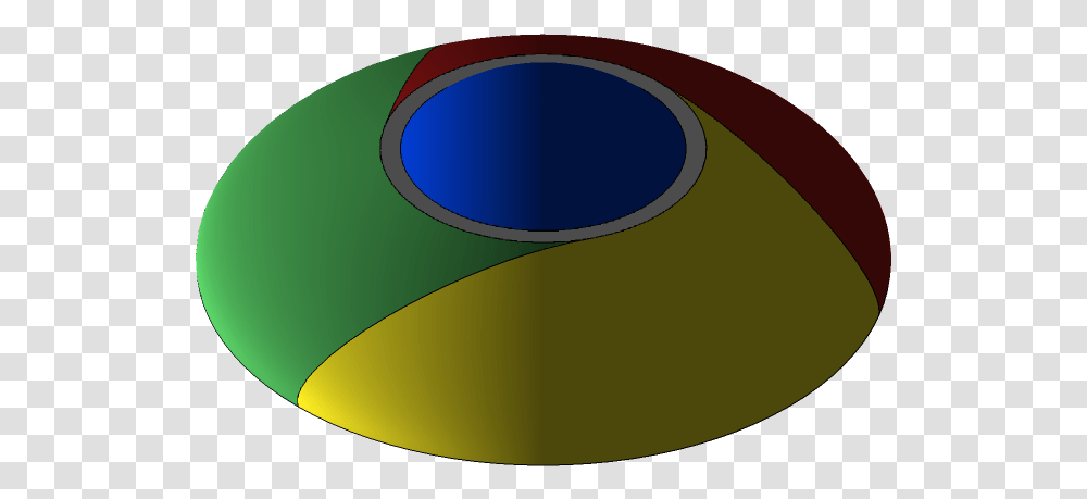 Google Chrome Logo 3d Cad Model Library Grabcad Vertical, Symbol, Food, Egg, Plant Transparent Png