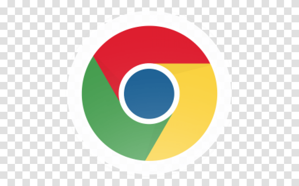 Google Chrome Minimalist Icon, Logo, Symbol, Trademark, Tape Transparent Png