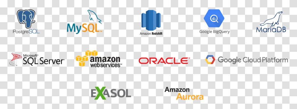 Google Cloudsql Microsoft Sql Server Oracle And Exasol All Database Logo, Bird, Animal Transparent Png