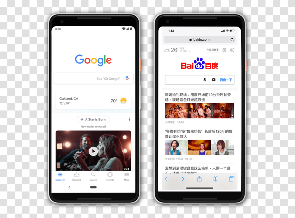 Google Discover Feed Ads, Mobile Phone, Electronics, Cell Phone, Person Transparent Png