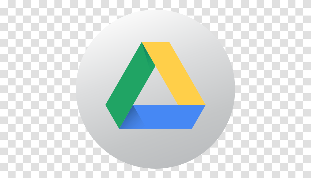 Google Drive Gradient High Quality Google Drive Circular Icon, Triangle, Tape Transparent Png
